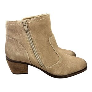 Earth Origins Women’s West Ralston Suede Ankle Boots Size 8 Water Resistant